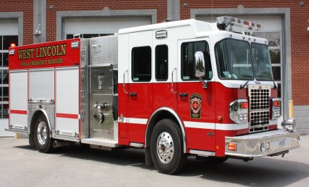 West Lincoln fire fleet vehicle